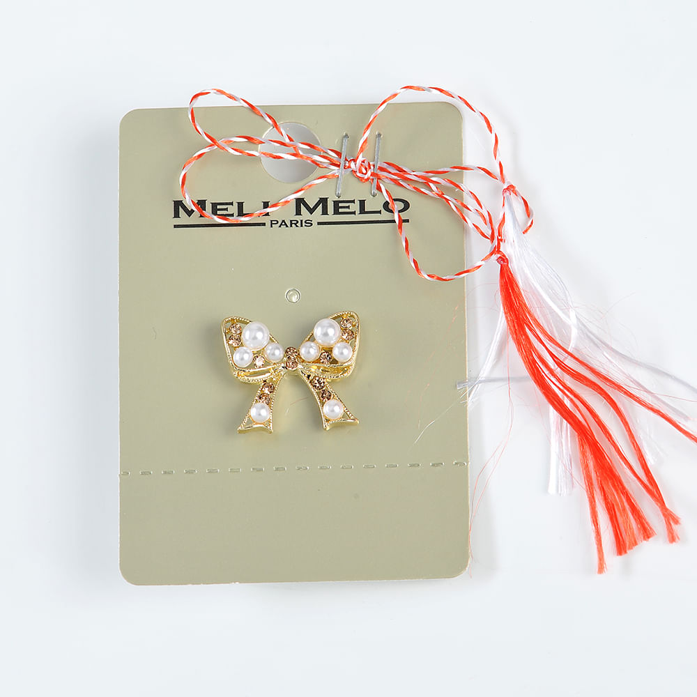 Brosa martisor funda cu perle albe - 3 | YEO