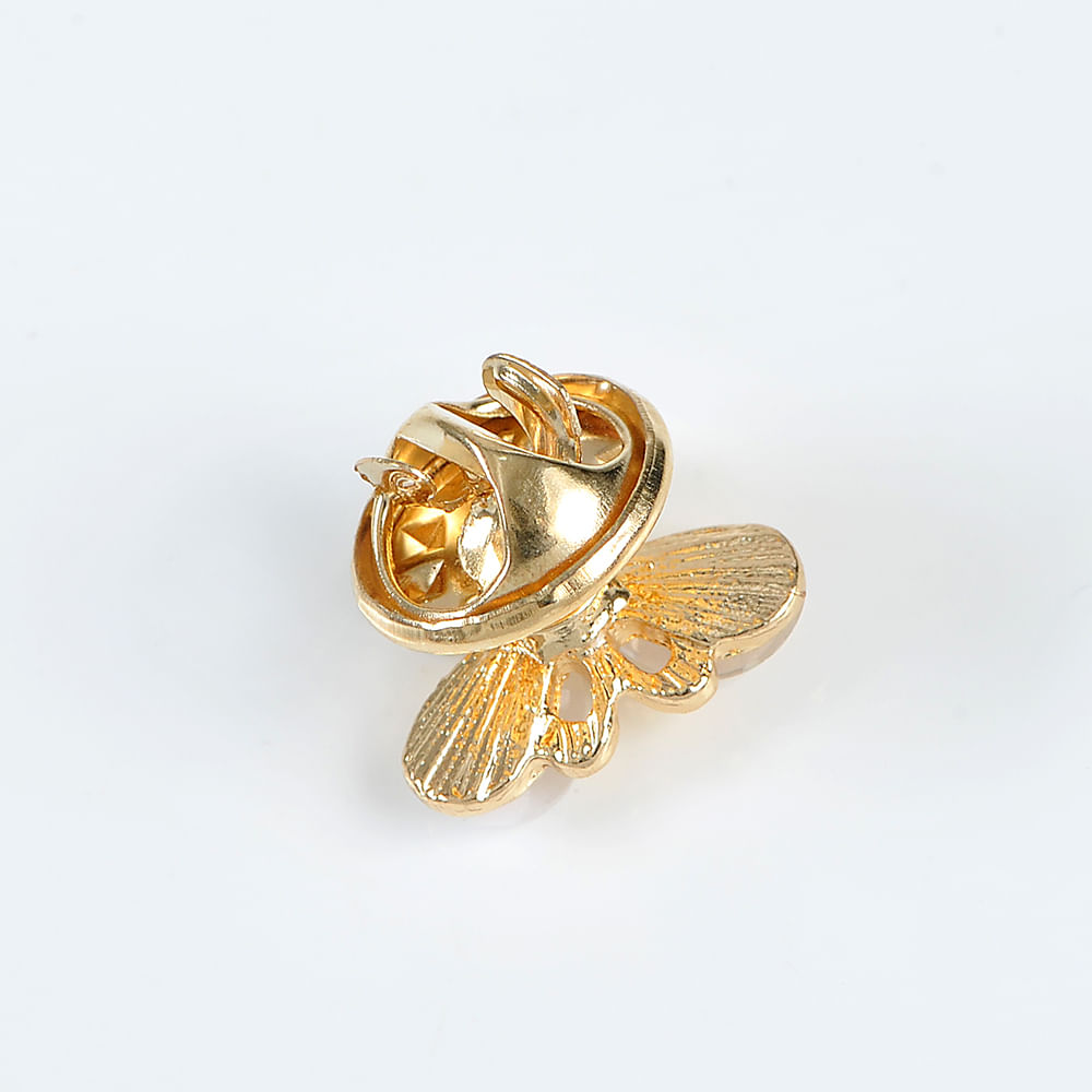 Brosa martisor fluturas auriu - 2 | YEO