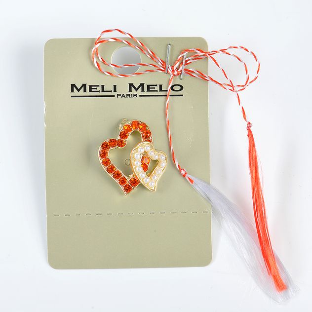 Brosa martisor doua inimi