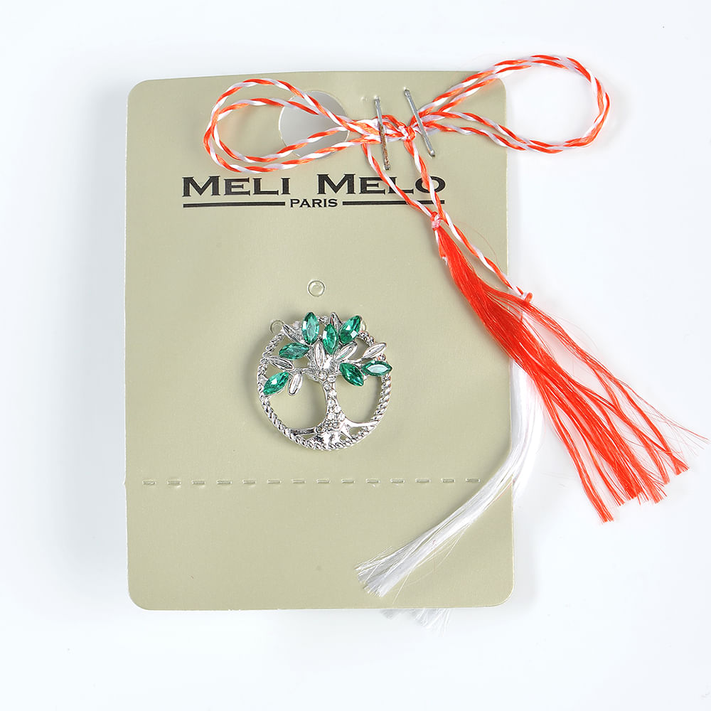 Brosa martisor argintie copacul Vietii - 3 | YEO