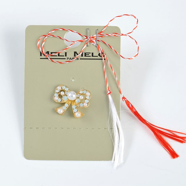 Brosa martisor fundita aurie