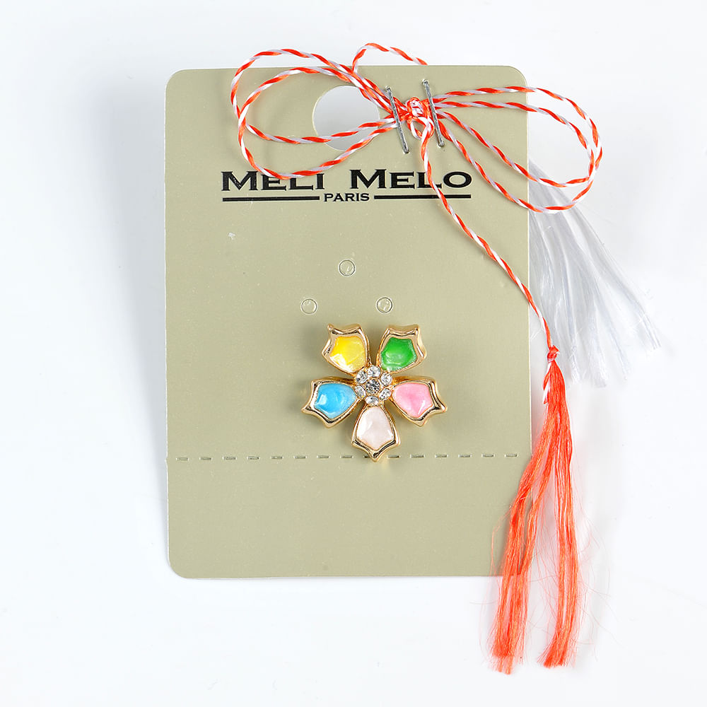 Brosa martisor floare colorata - 3 | YEO