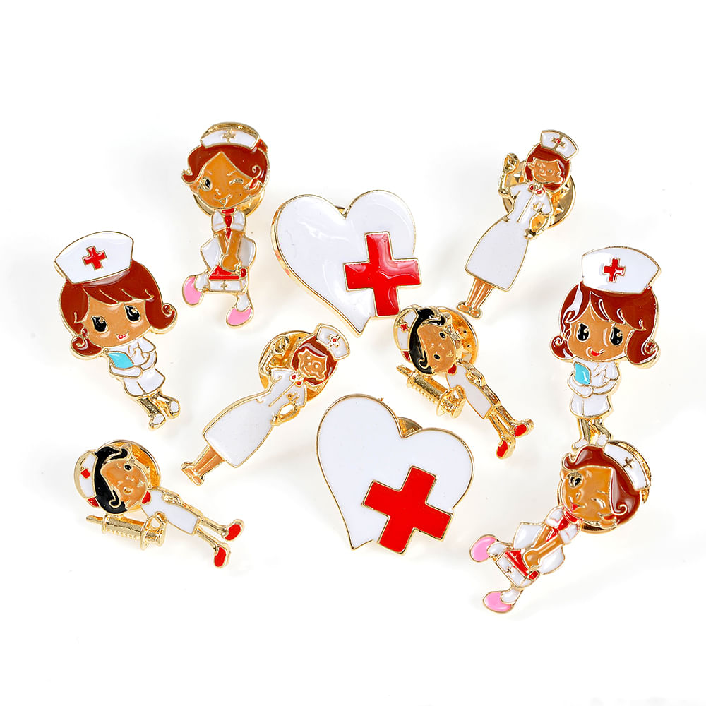 Set 10 brose martisor cu asistente