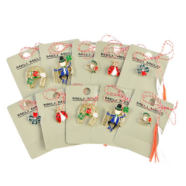 Set 10 brose martisor Bine ai venit primavara