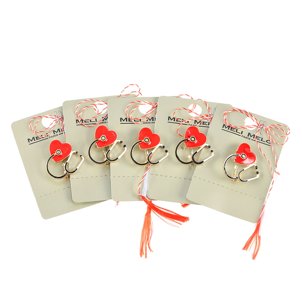 Set 5 brose martisor cu stetoscop - 3 | YEO