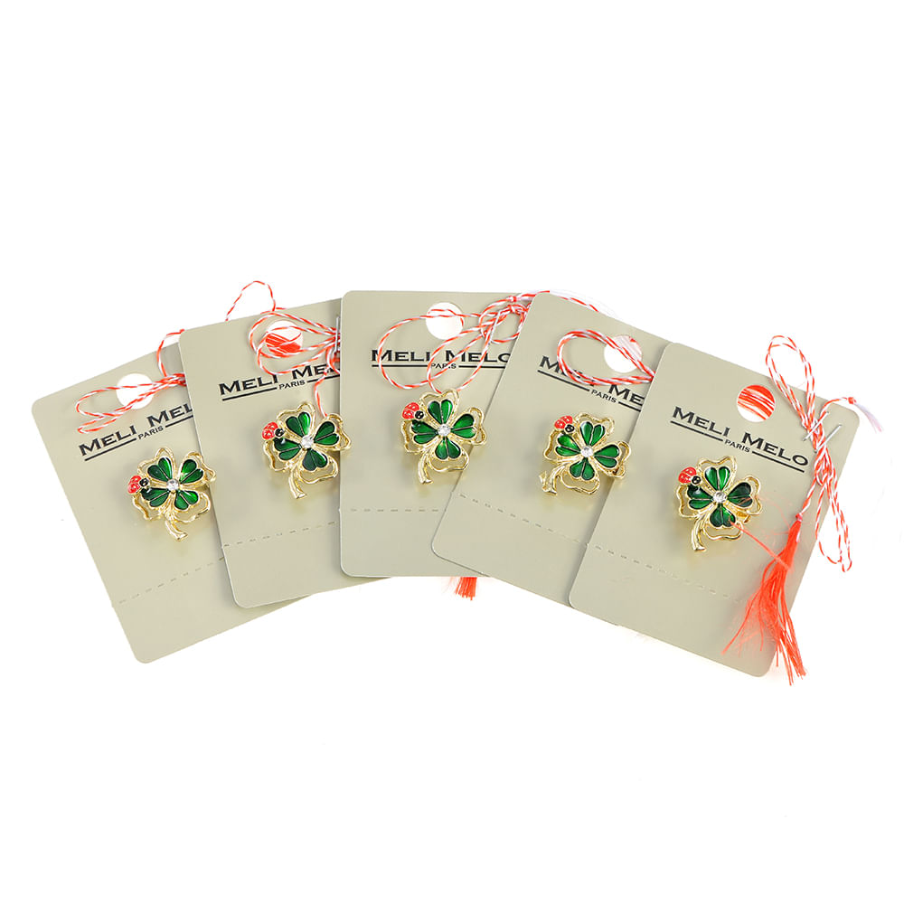 Set 5 brose martisor trifoi - 4 | YEO