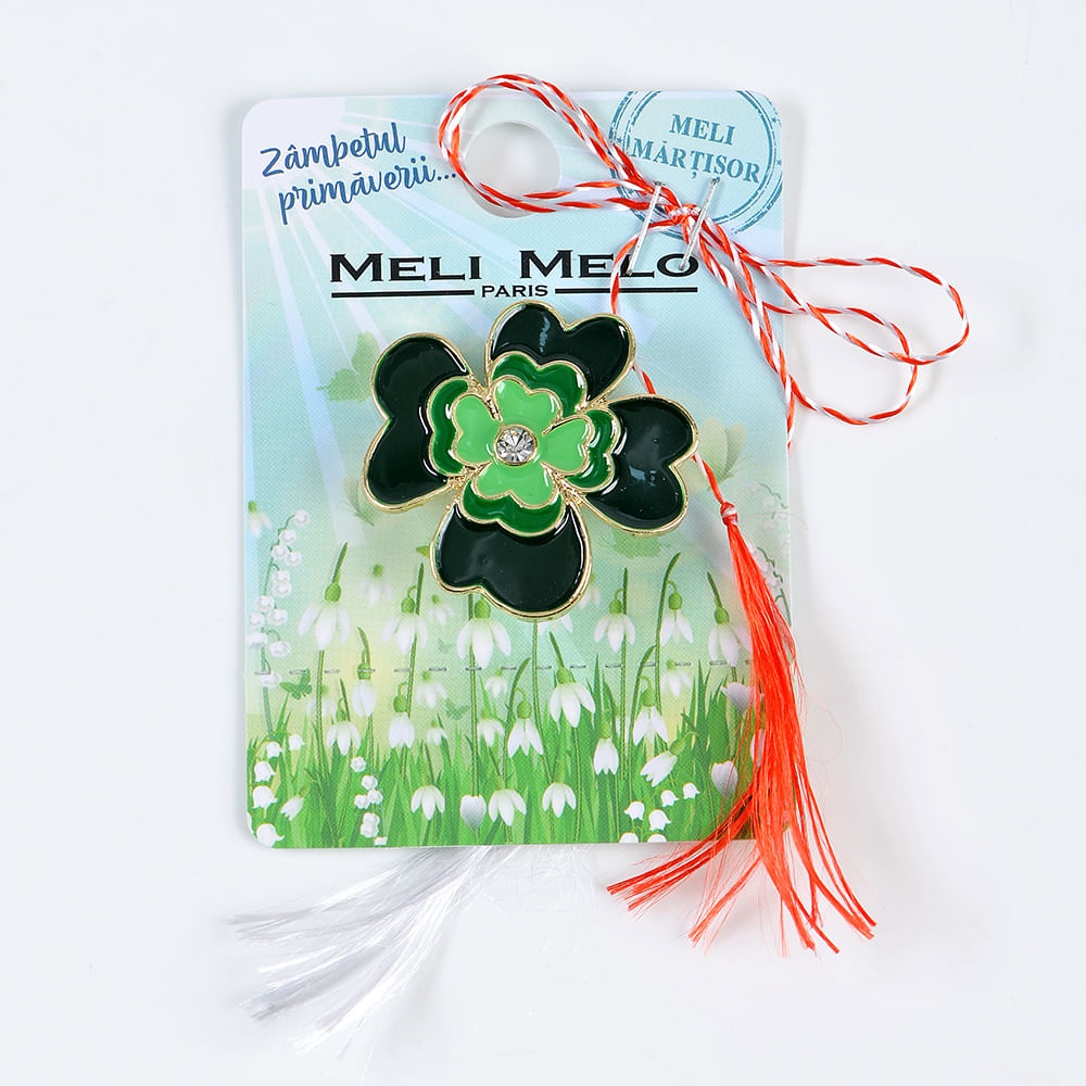 Brosa martisor trifoi multicolor - 3 | YEO