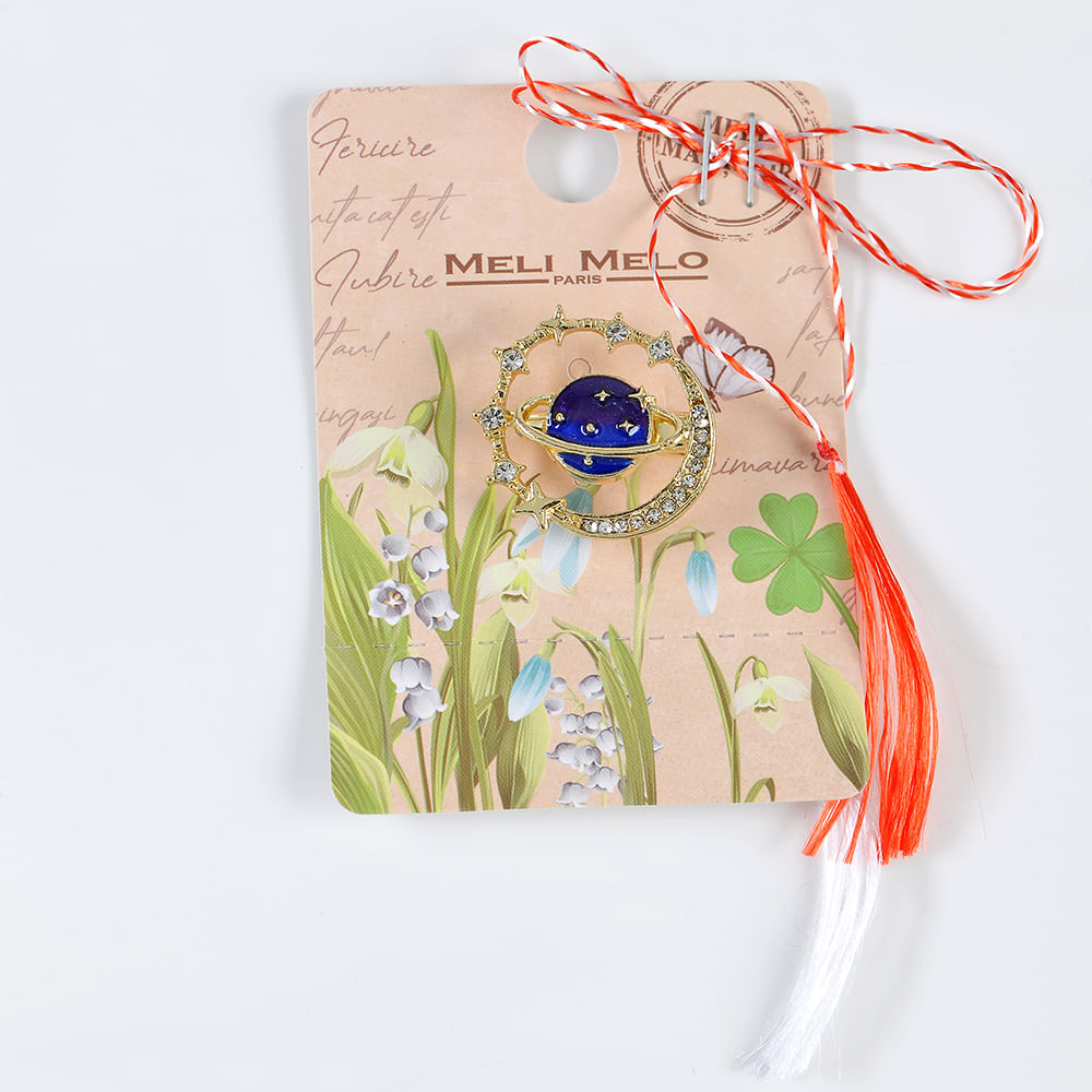 Brosa martisor planeta aurie - 3 | YEO