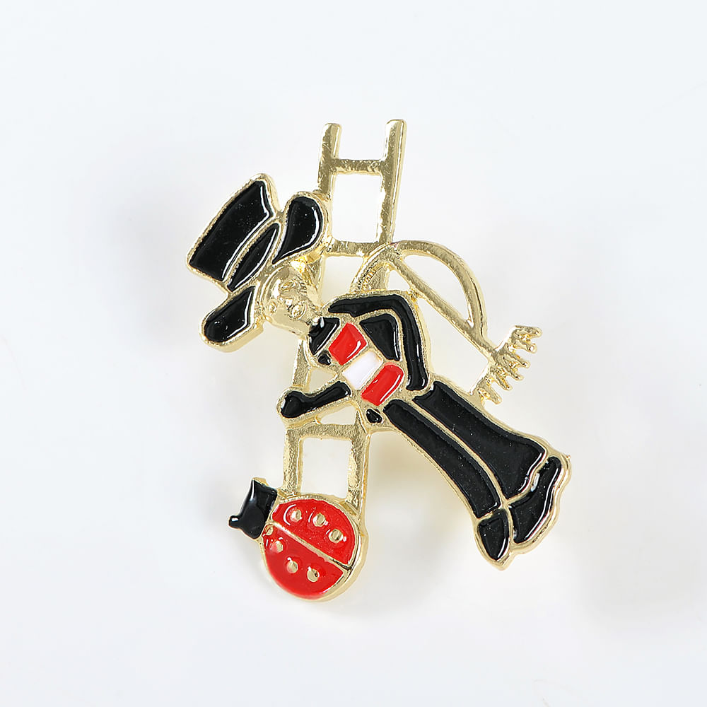 Brosa martisor cosar negru - 1 | YEO