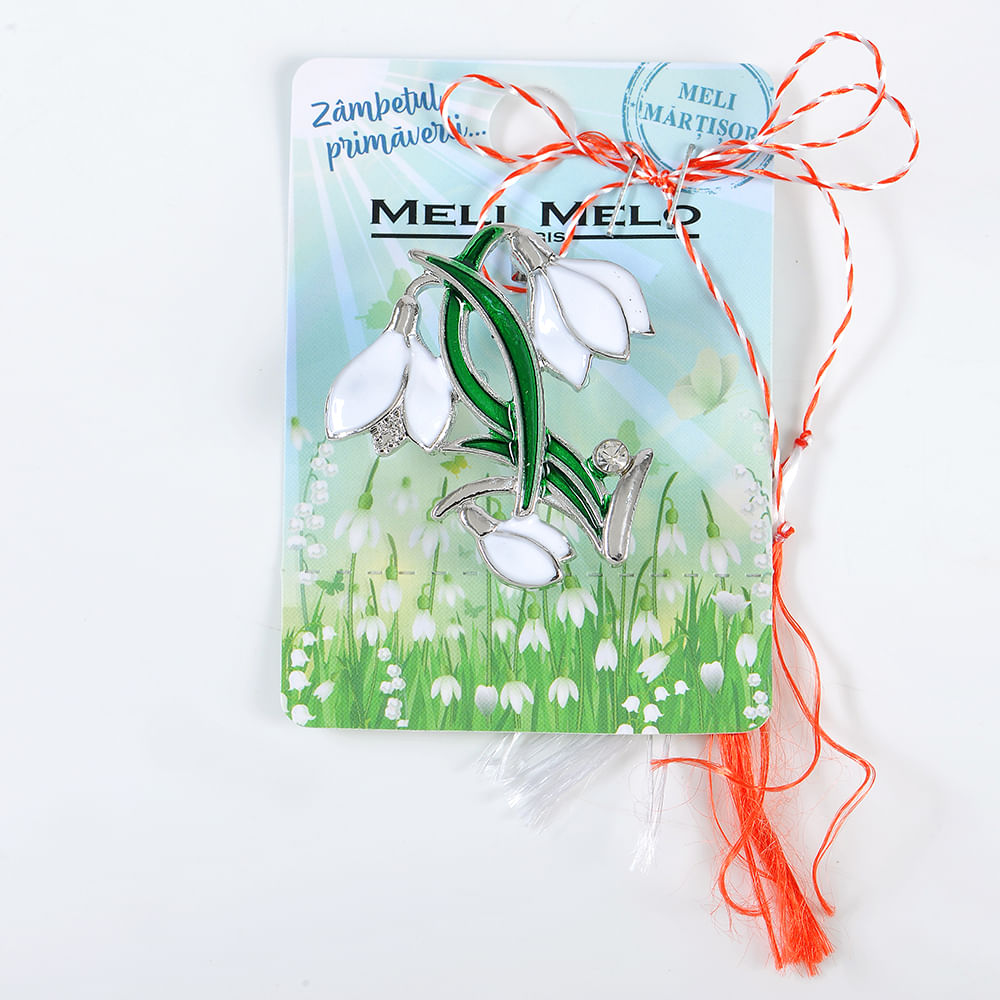 Brosa martisor buchet ghiocei - 3 | YEO