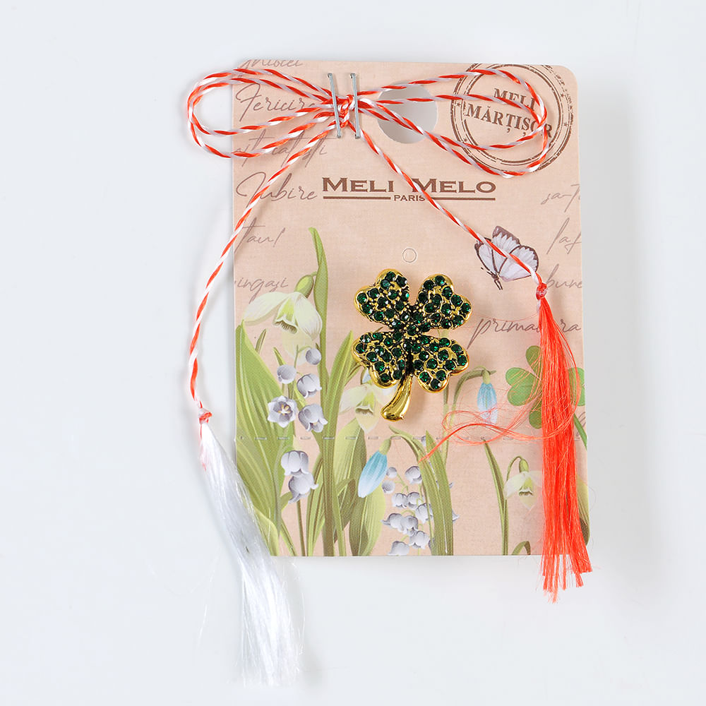 Brosa martisor trifoi - 3 | YEO