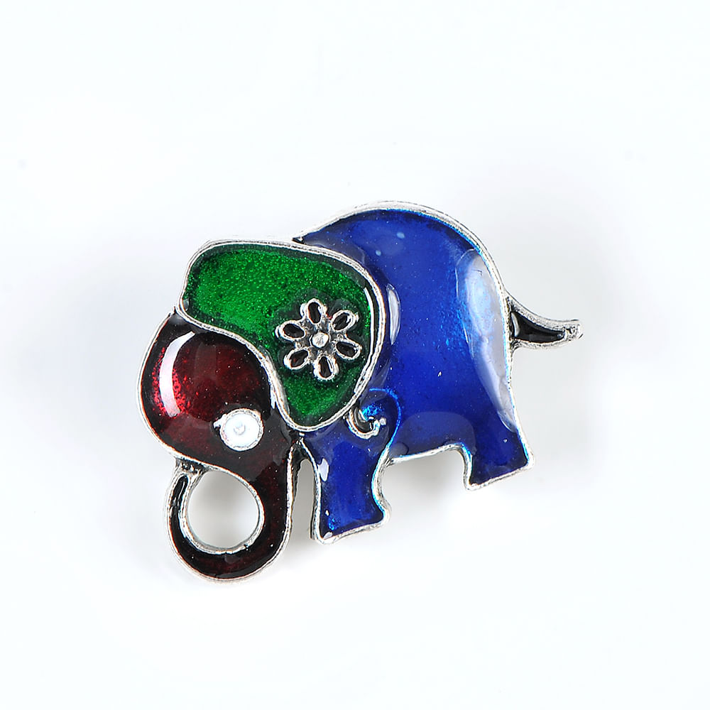 Brosa martisor elefant multicolor - 1 | YEO