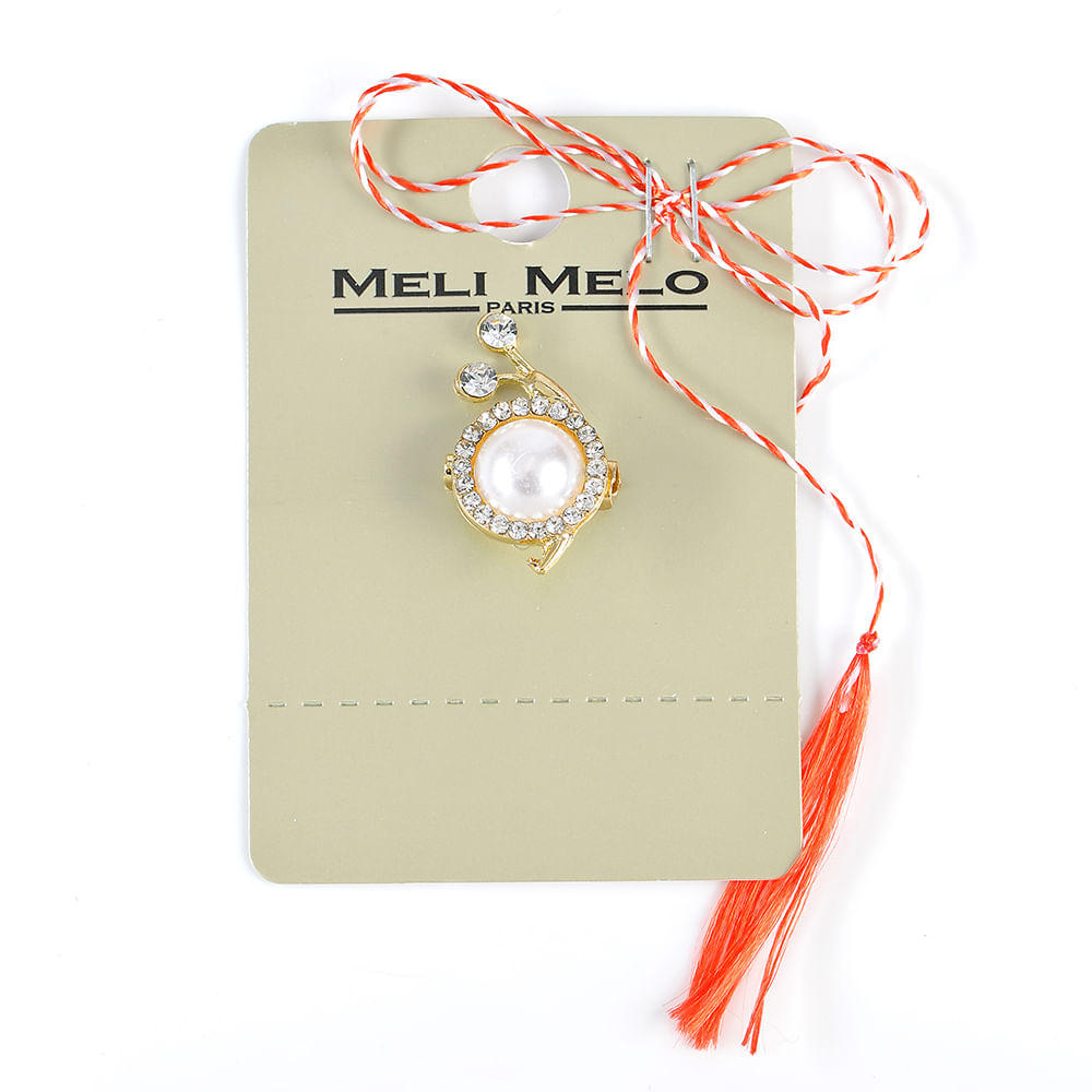 Brosa martisor melc cu perla alba - 3 | YEO