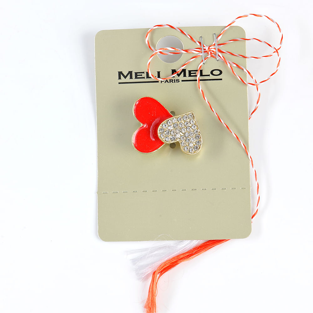 Brosa martisor doua inimi - 3 | YEO