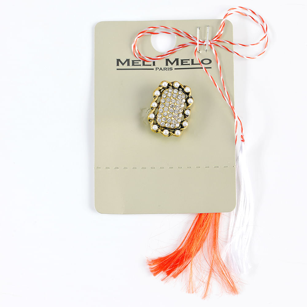 Brosa martisor cu pietre stralucitoare - 3 | YEO