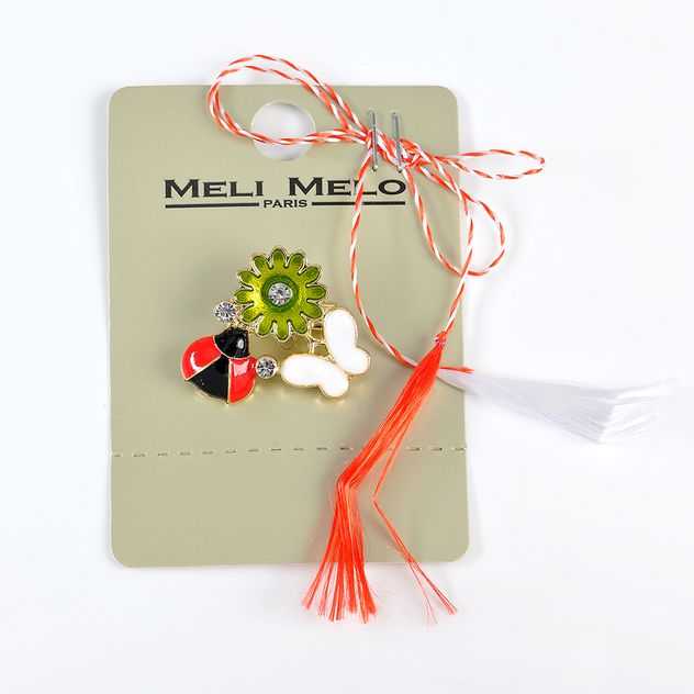 Brosa martisor gargarita pe floare