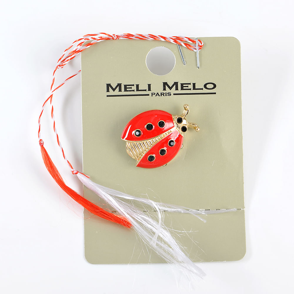 Brosa martisor buburuza rosie - 3 | YEO