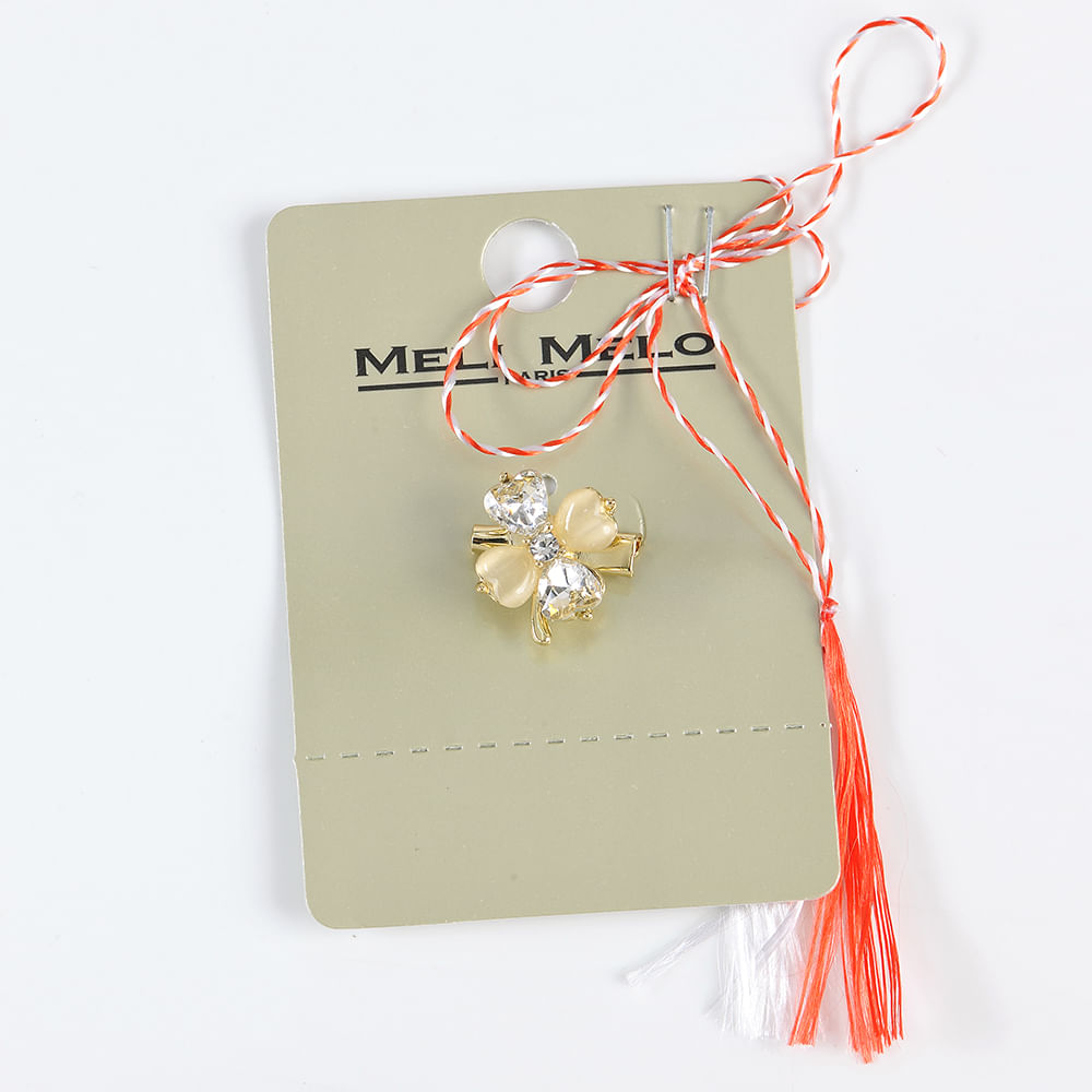 Brosa martisor floare aurie - 3 | YEO