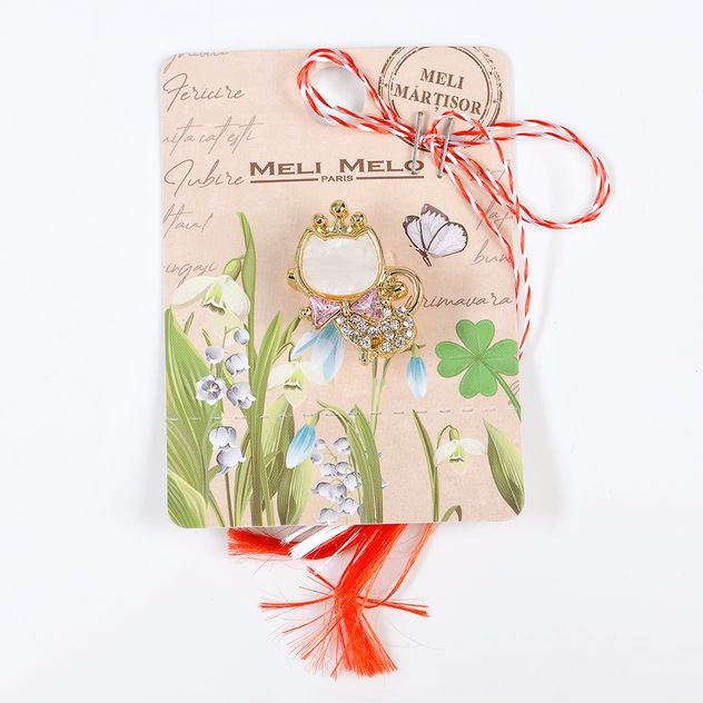 Brosa martisor pisica regina