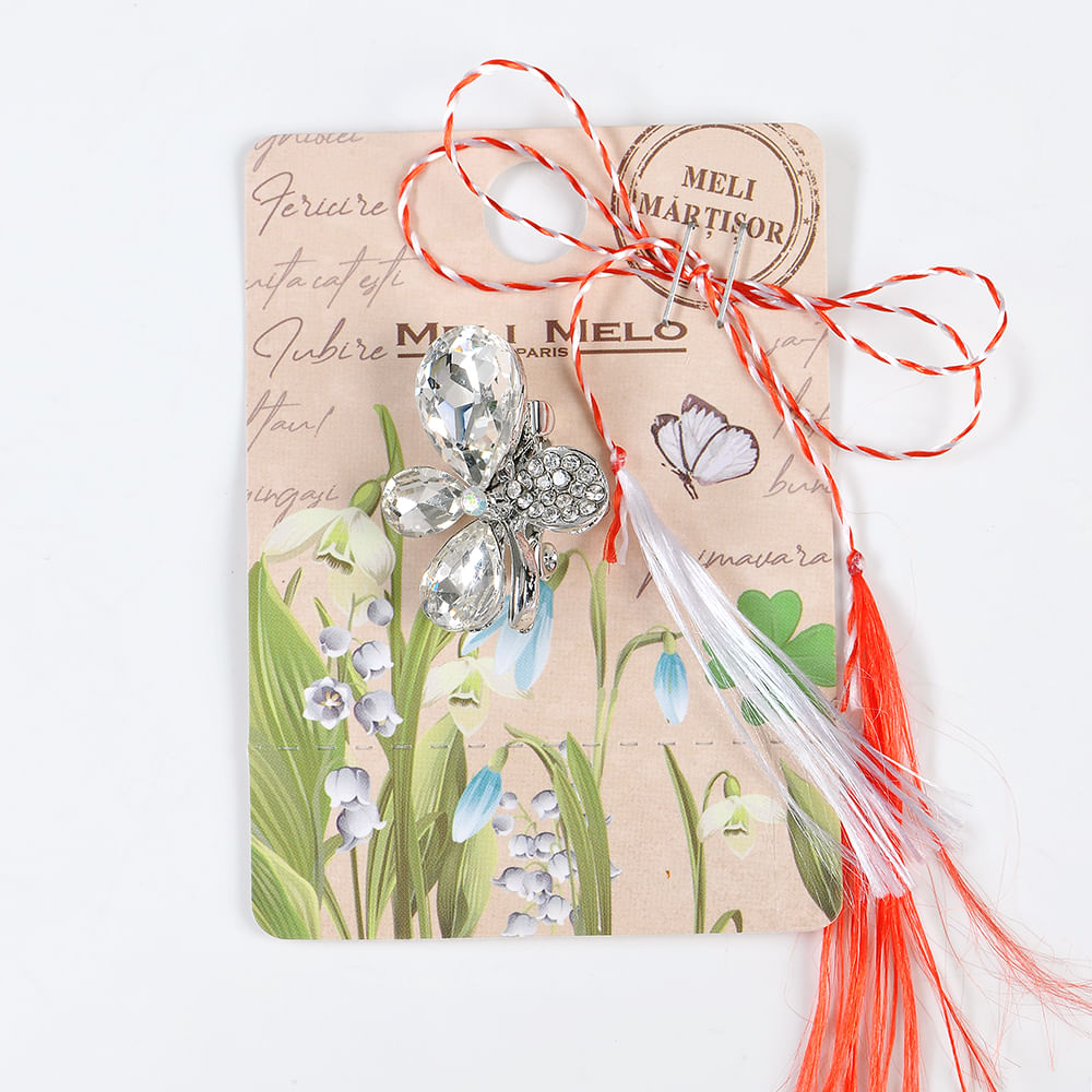 Brosa martisor floare stralucitoare - 3 | YEO