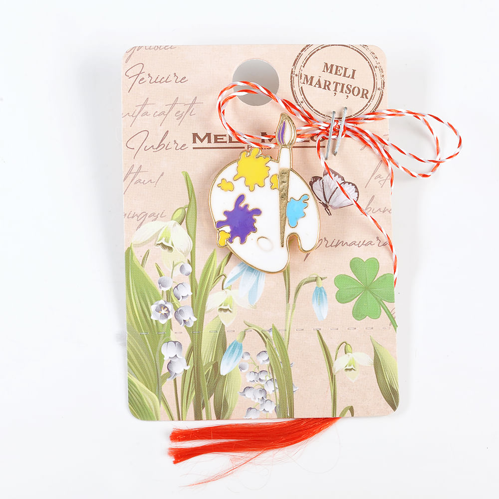 Brosa martisor paleta pentru pictura - 3 | YEO