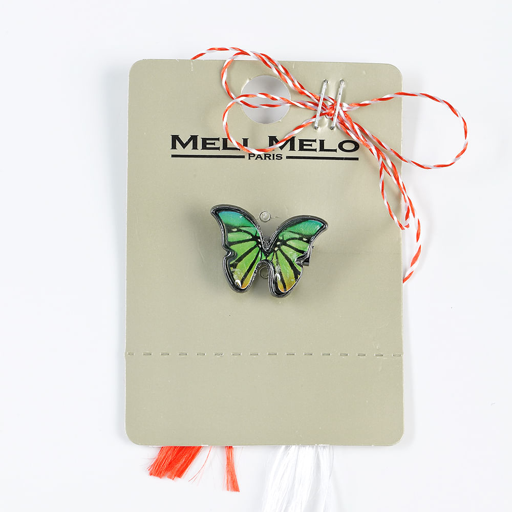 Brosa martisor fluture verde - 3 | YEO