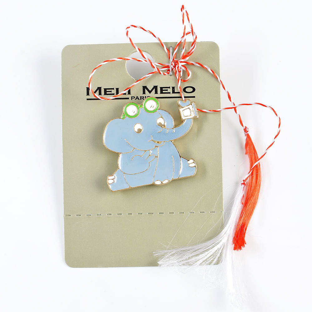 Brosa martisor elefant vesel - 3 | YEO