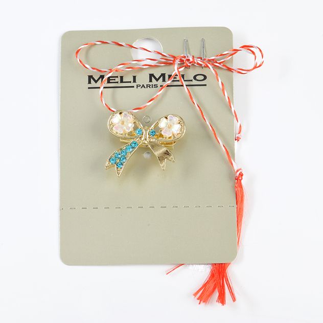 Brosa martisor funda cu flori