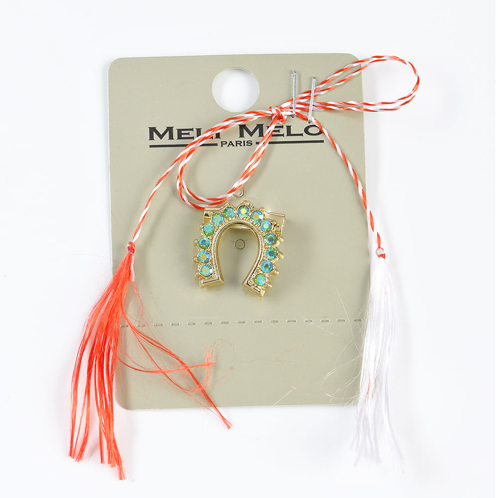 Brosa martisor potcoava aurie - 3 | YEO