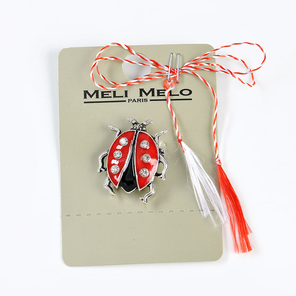 Brosa martisor buburuza rosie - 4 | YEO