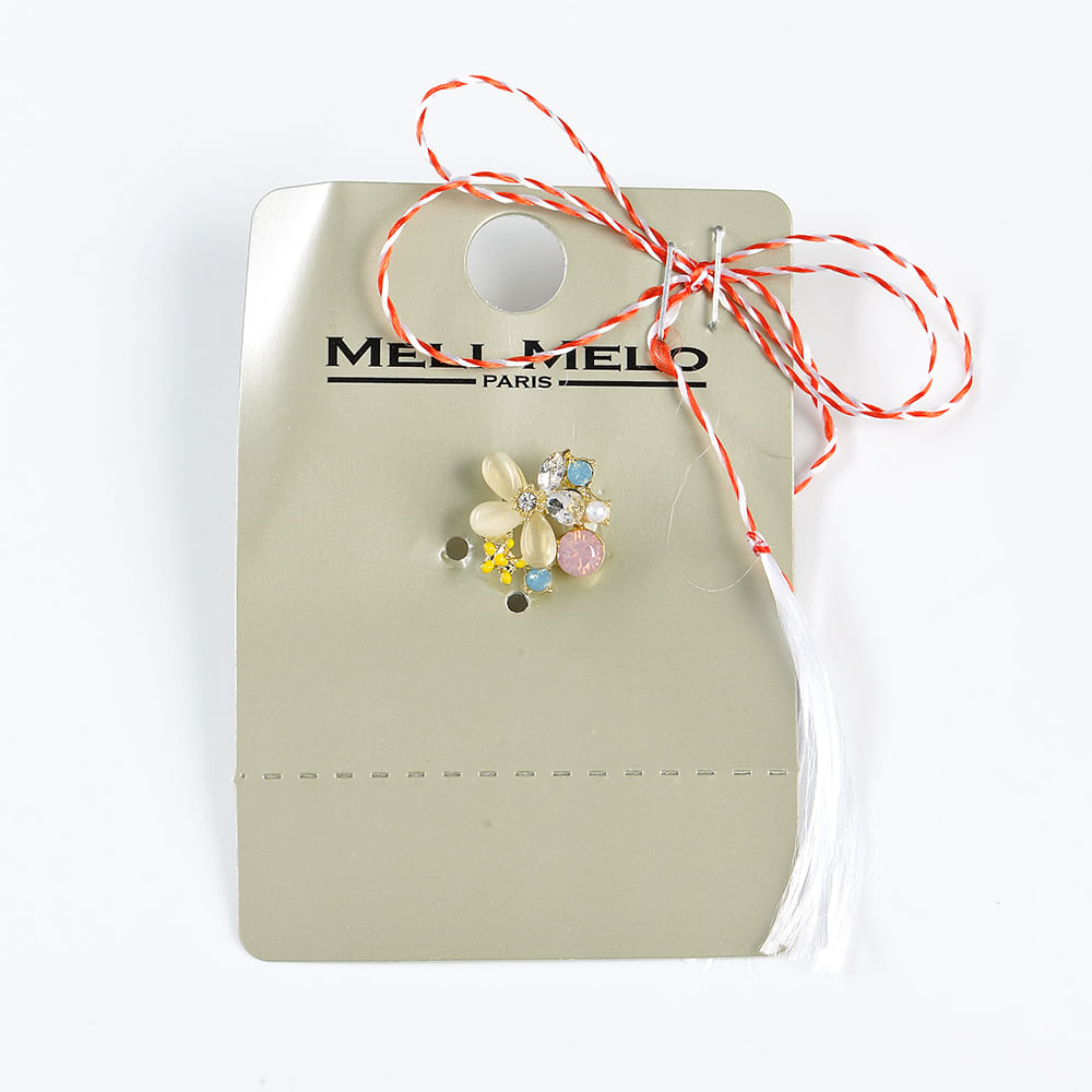 Brosa martisor floare multicolora - 3 | YEO