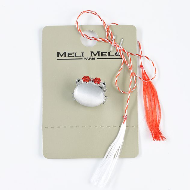 Brosa martisor cap de pisica