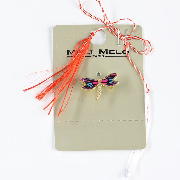 Brosa martisor libelula colorata