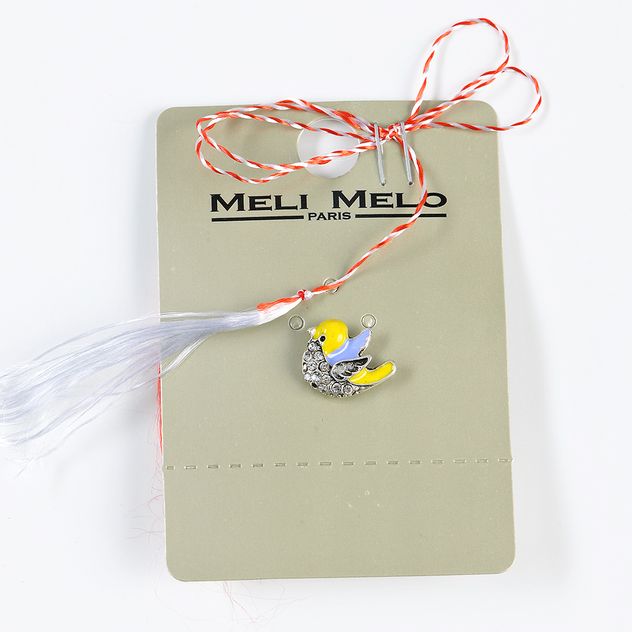 Brosa martisor pasare galbena
