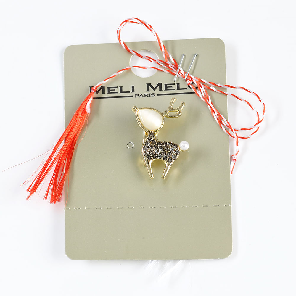 Brosa martisor caprioara - 3 | YEO