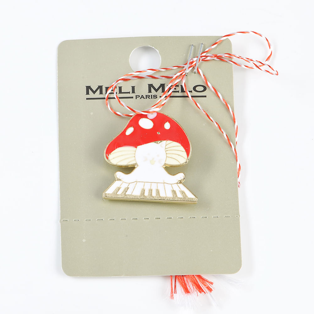 Brosa martisor pisica la orga - 3 | YEO