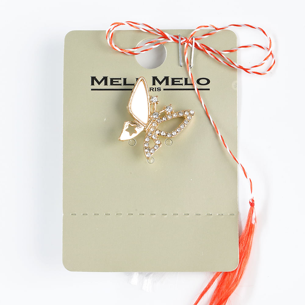 Brosa martisor fluture stralucitor - 3 | YEO