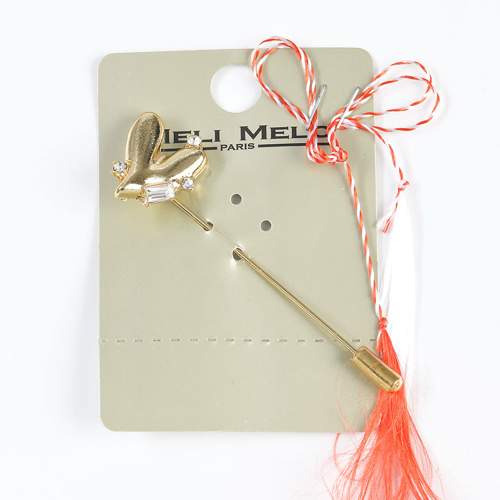 Brosa martisor inima aurie - 3 | YEO