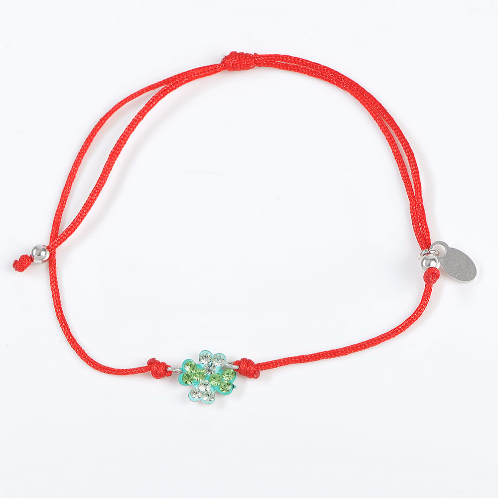 Bratara martisor cu trifoi verde