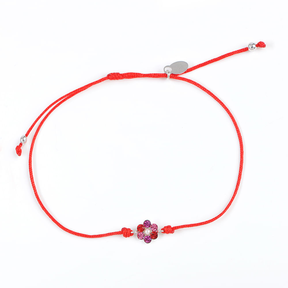 Bratara martisor floare roz