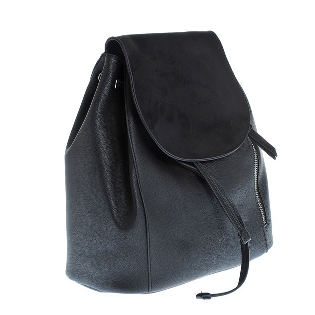 Rucsac negru cu snur