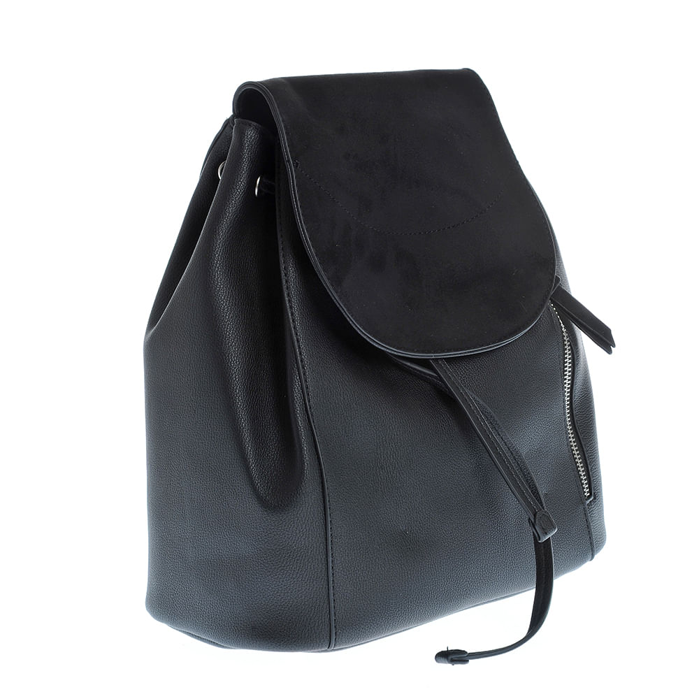 Rucsac negru cu snur - 1 | YEO