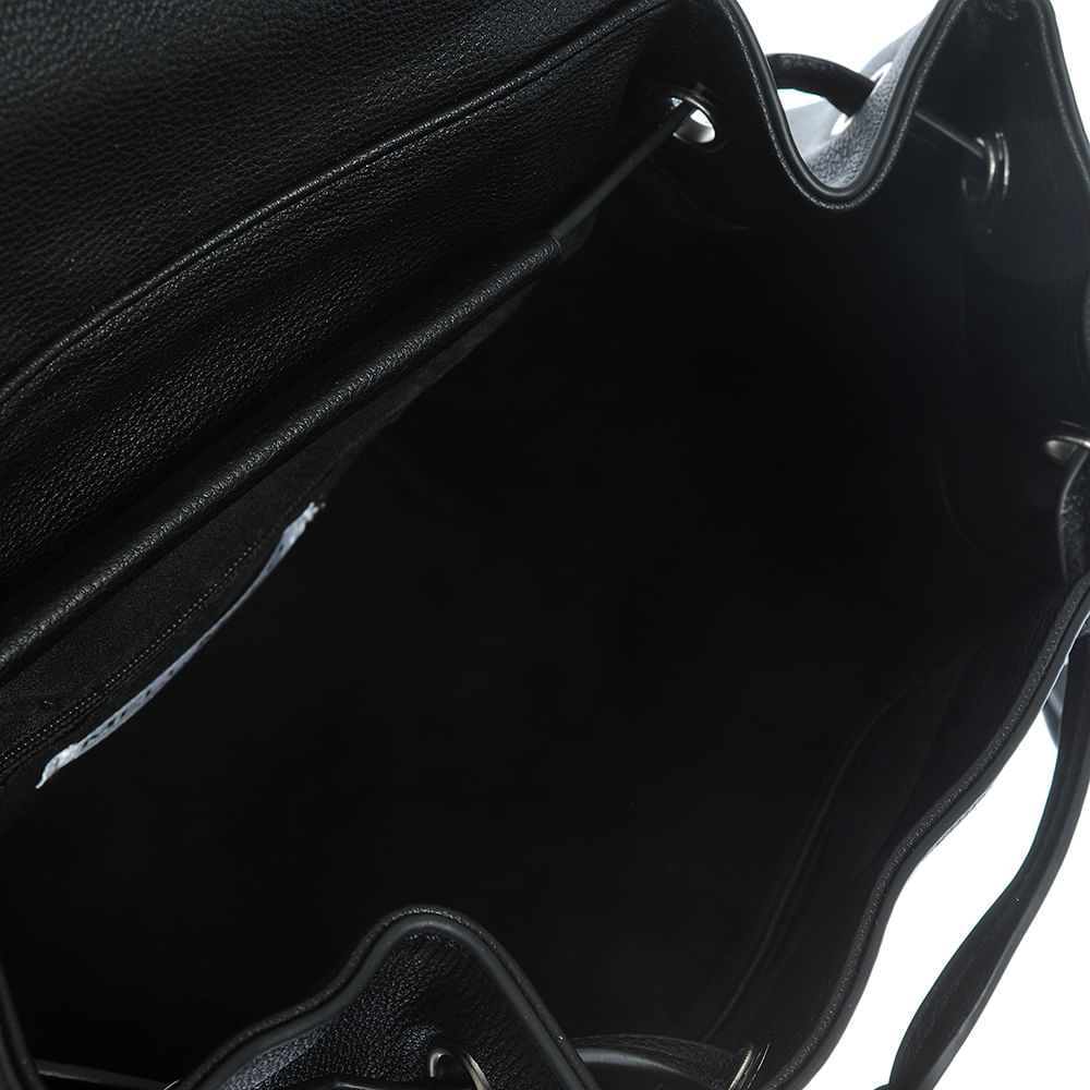 Rucsac negru cu snur - 3 | YEO