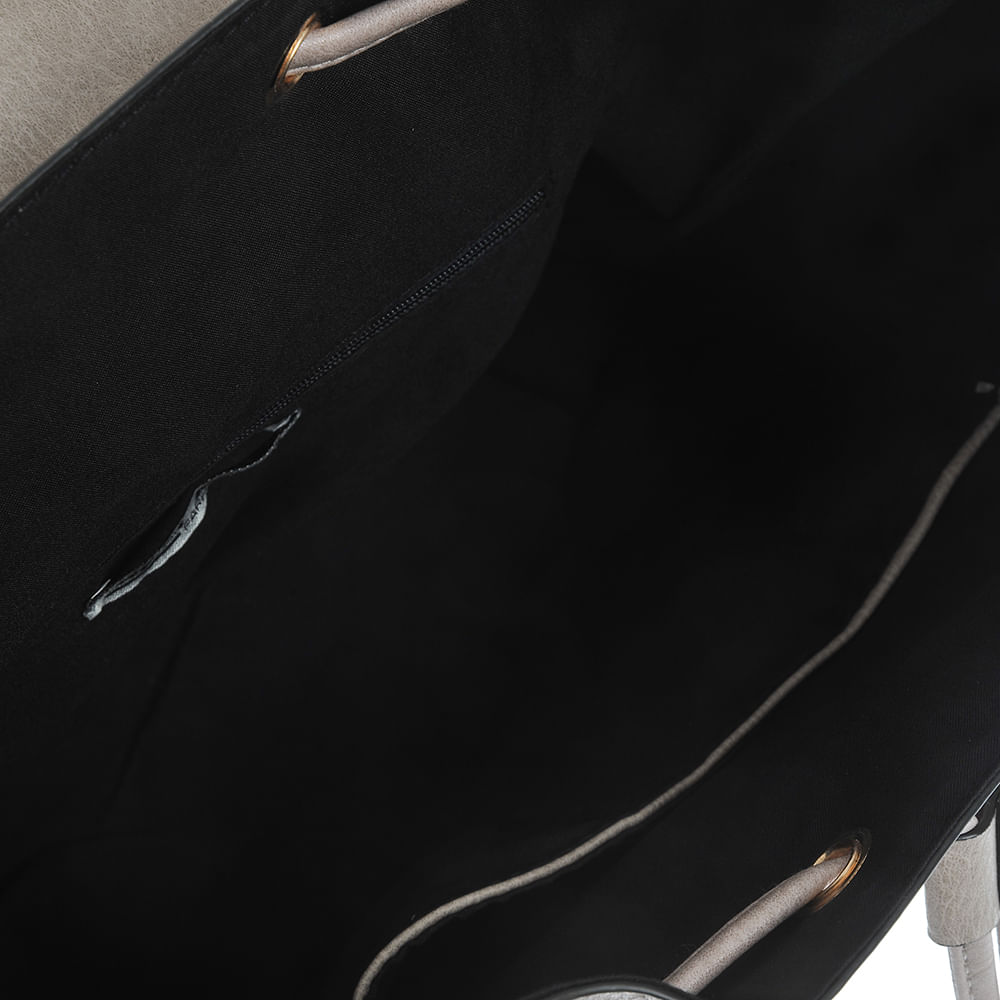 Rucsac gri din piele ecologica cu buzunare multiple - 3 | YEO