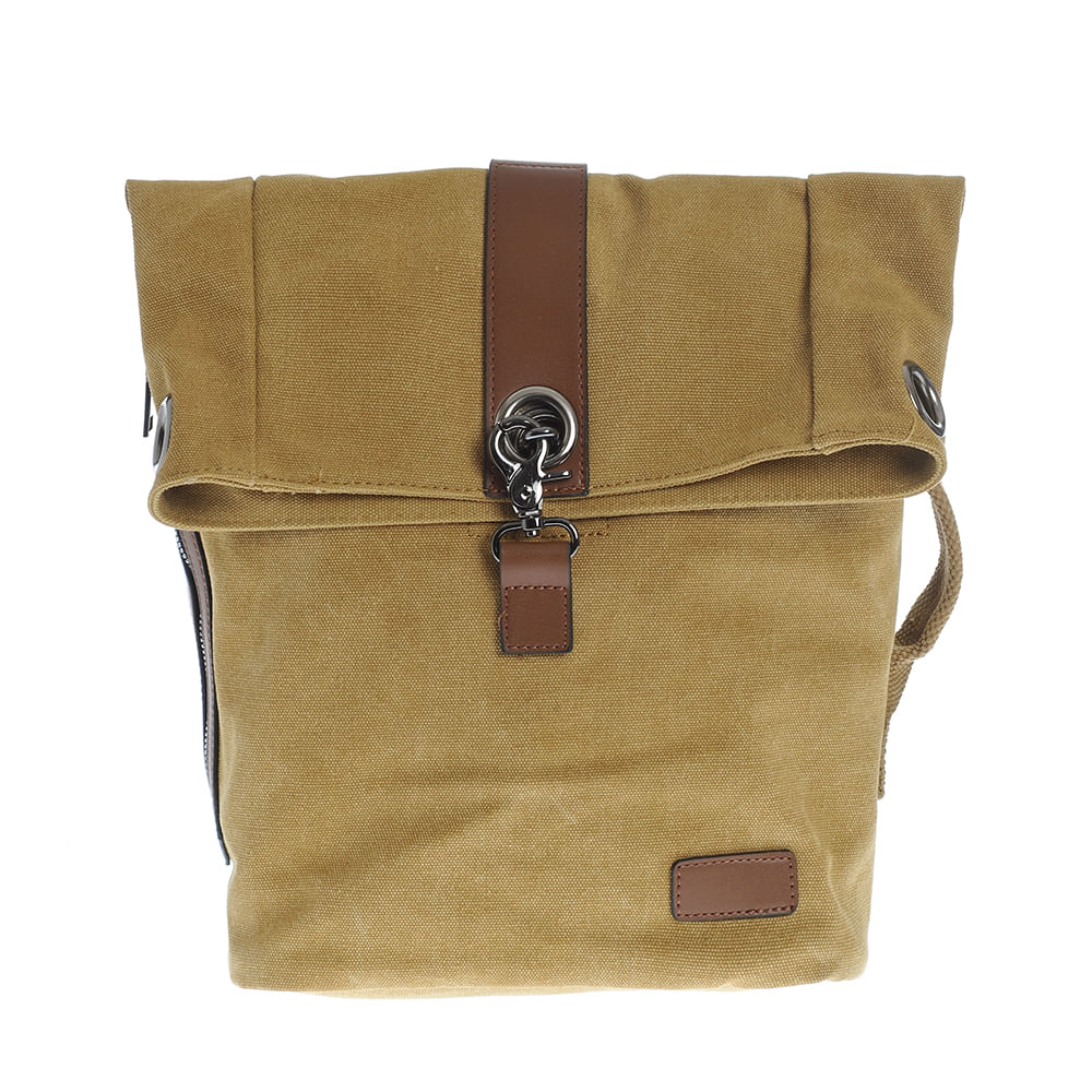 Rucsac maro din material textil