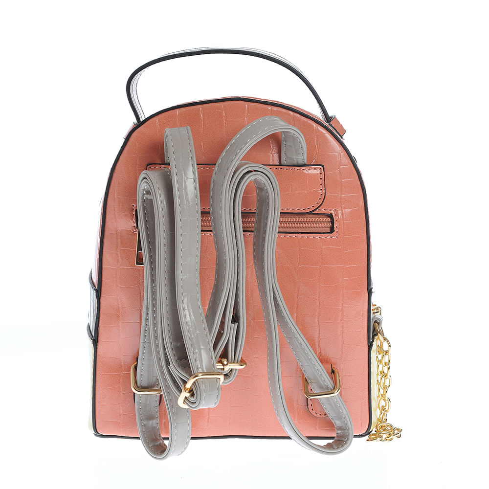 Rucsac multicolor cu fermoar decorativ - 2 | YEO