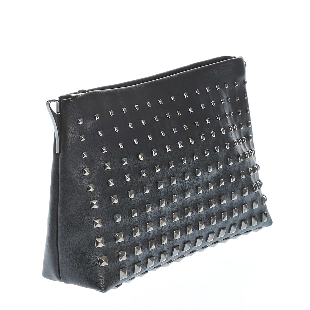 Geanta crossbody cu nituri metalice - 1 | YEO