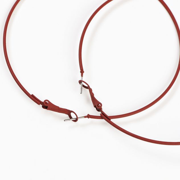Cercei hoop grena
