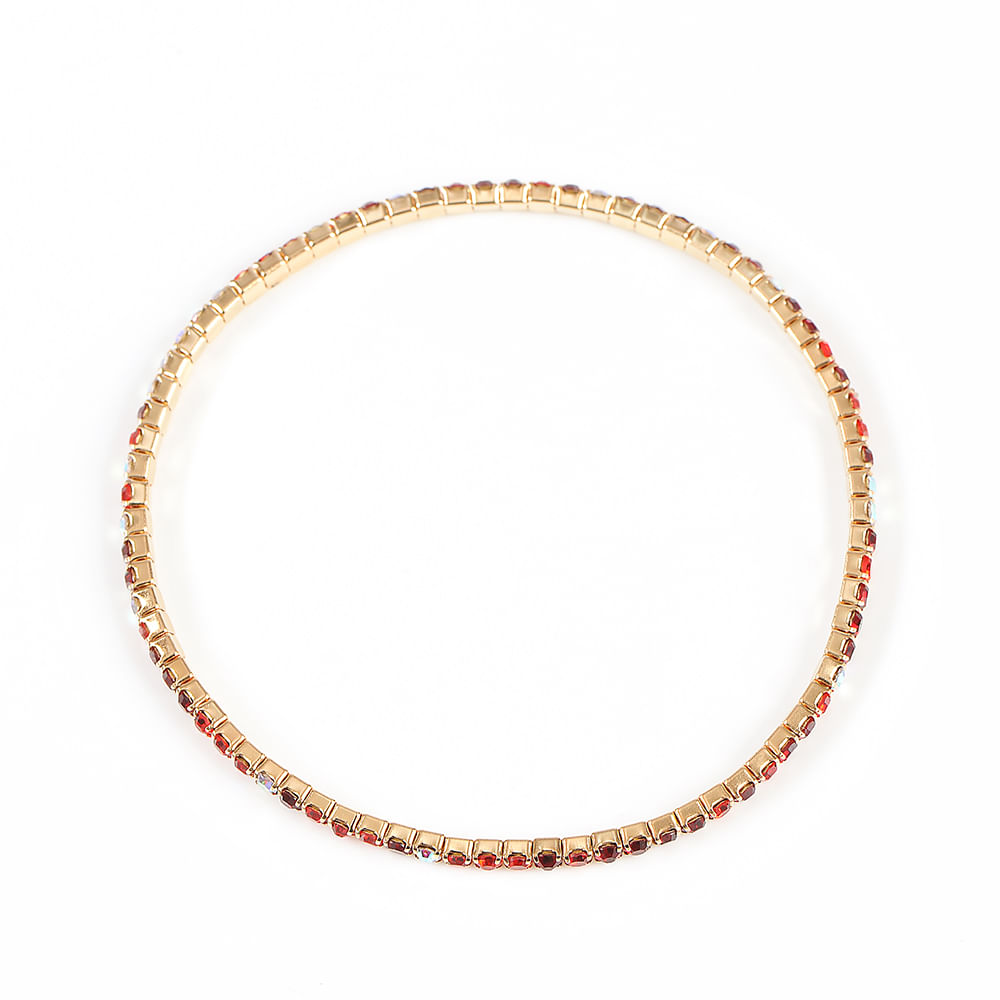Bratara rosie elastica tip tennis - 3 | YEO