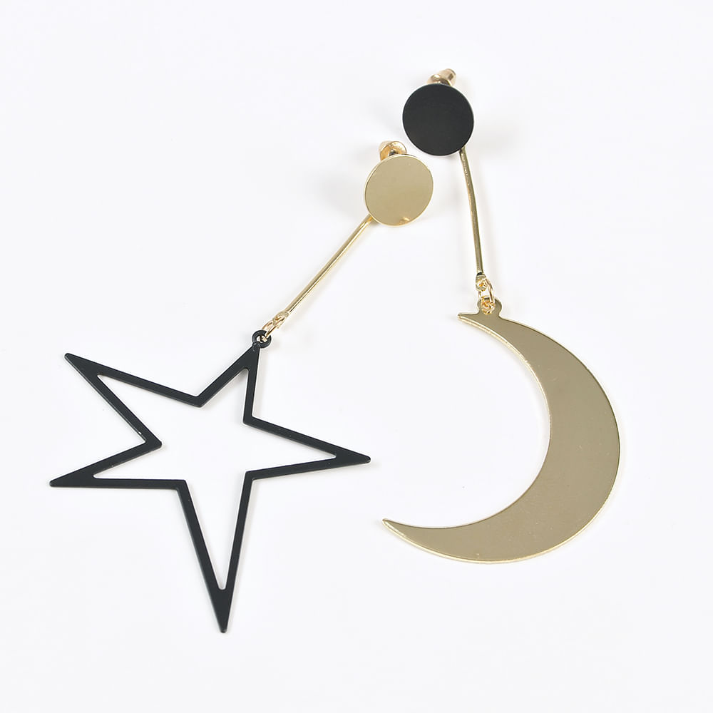 Cercei lungi stea si luna - 2 | YEO